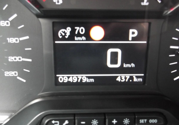 Peugeot Rifter cena 81700 przebieg: 94900, rok produkcji 2020 z Młynary małe 781